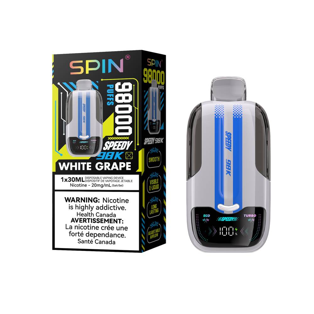 SPIN SPEEDY 98K Disposable Vape | Super Vape Store Canada SPIN SPEEDY 98K Disposable Vape | Super Vape Store Canada
