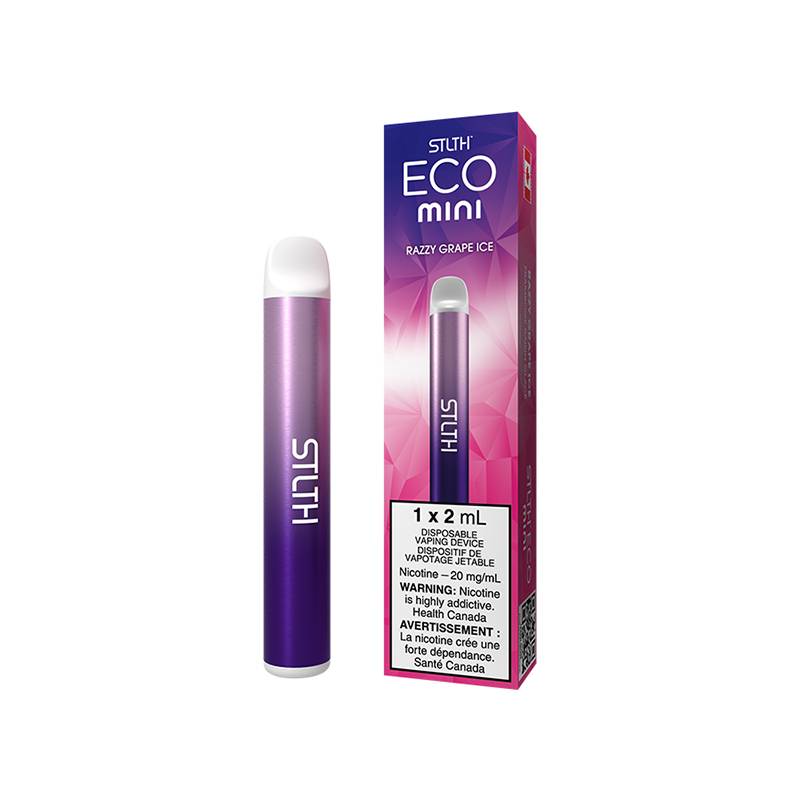 STLTH ECO MINI Razzy Grape Disposable Vape