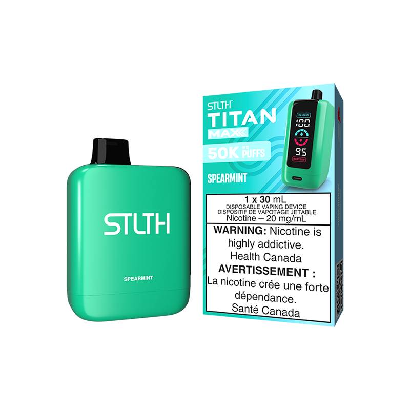 STLTH TITAN MAX 50K Vape jetable 50 000 bouffes, Quad Mesh Coil Super Vape STLTH TITAN MAX 50K Vape jetable 50 000 bouffes, Quad Mesh Coil Super Vape