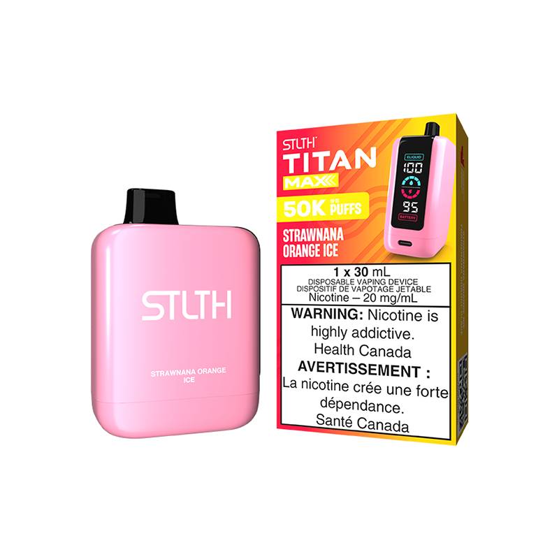 STLTH-TITAN-MAX-DISPOSABLE-STRAWNANA-ORANGE-ICE