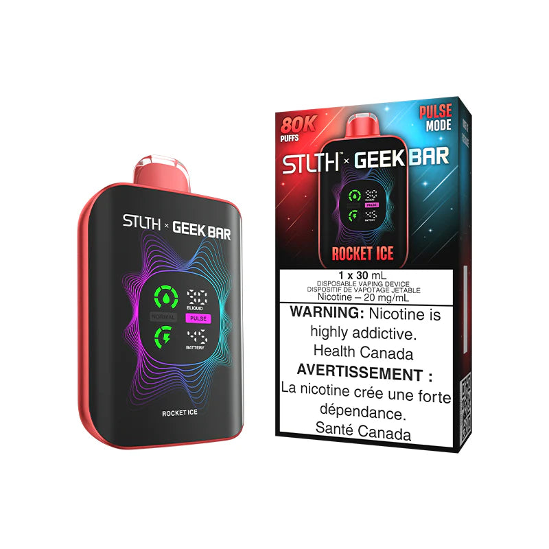 STLTH × Geek Bar 80K Puffs Disposable Vape – Rocket Ice