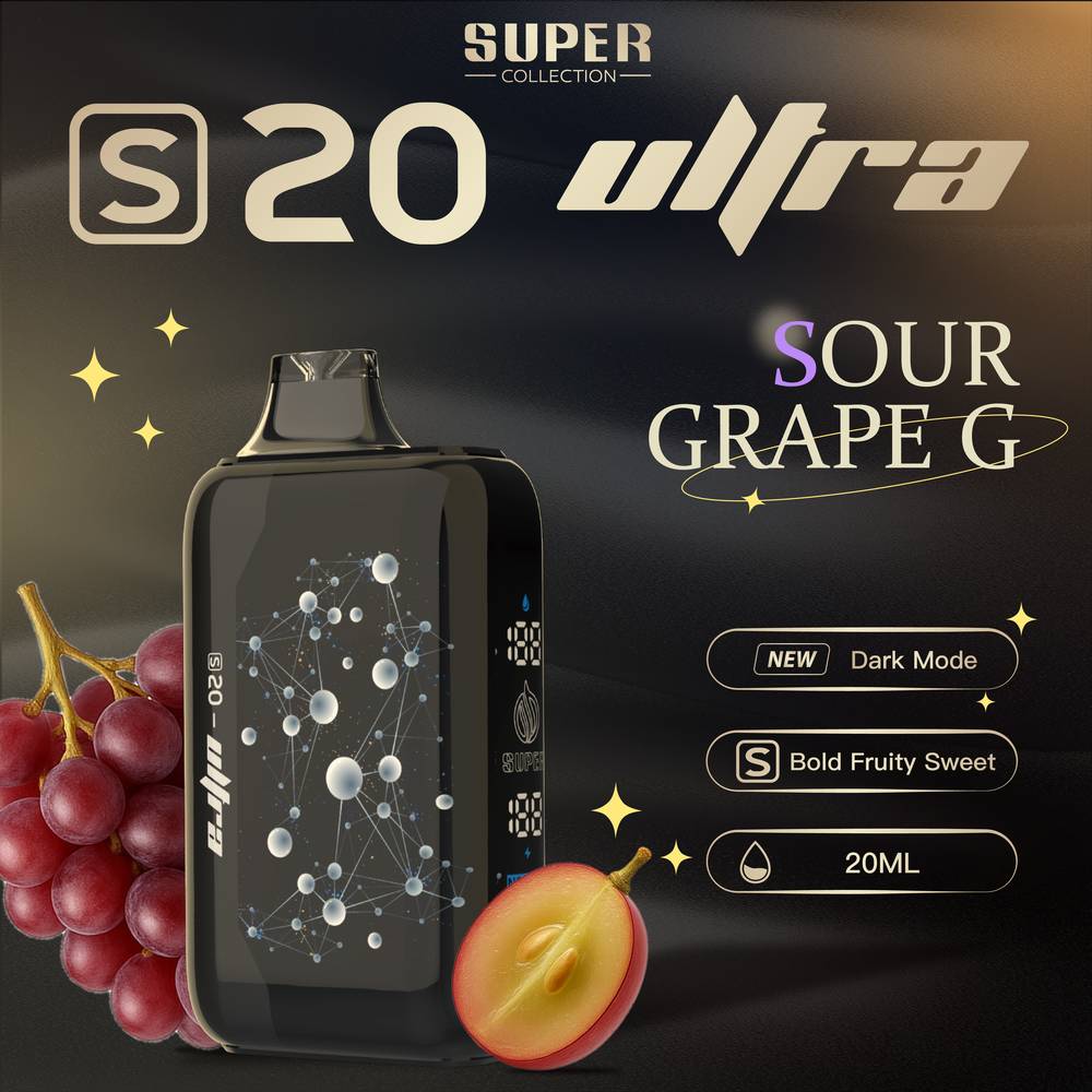 Super Vape Collection S20UltraSourGrapeG