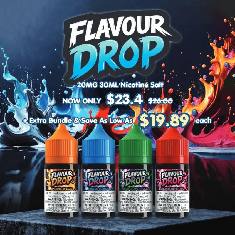 Shop FLAVOUR DROP 20mg 30mL Nicotine Salt on sale with extra bundle savings and prices starting from $19.89 each.