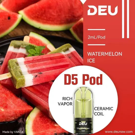 DEU D5 Icy Vape Pods Compatible Relx
