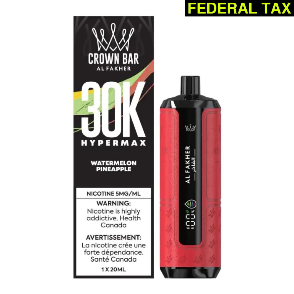 AL FAKHER CROWN BAR HYPE MAX 30K WATERMELON PINEAPPLE