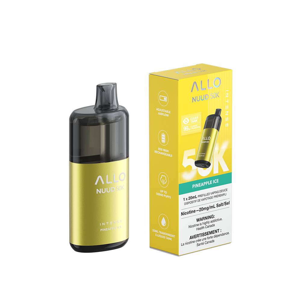 best allo vape flavors Allo NUUD 50K Disposable Vape – 50K Puffs, 20 Flavours, Long-Lasting – Super Vape