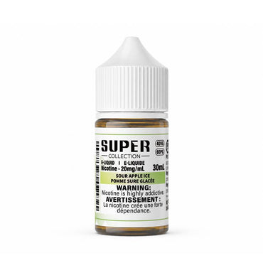 Super Collection Salt Nicotine E-Liquid 30mL - Sour Apple Ice
