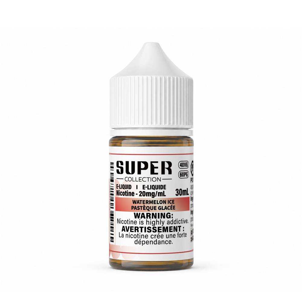 Super Collection Salt Nicotine E-Liquid 30mL - Watermelon Ice