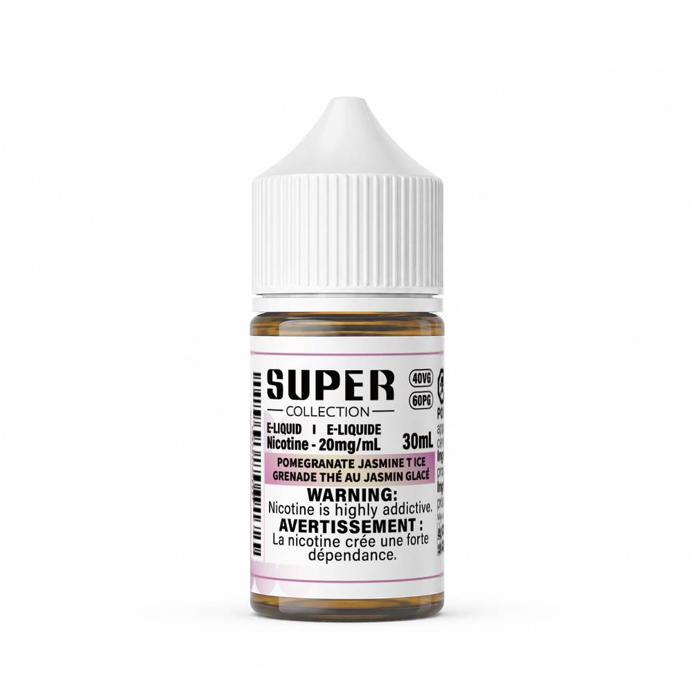 Super Collection Salt Nicotine E-Liquid 30mL - Pomegranate Jasmine T Ice