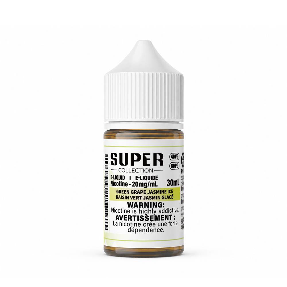 Super Collection Salt Nicotine E-Liquid 30mL - Green Grape Jasmine Ice