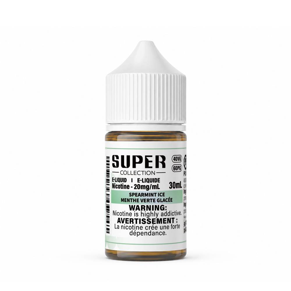 Super Collection Salt Nicotine E-Liquid 30mL - Spearmint Ice