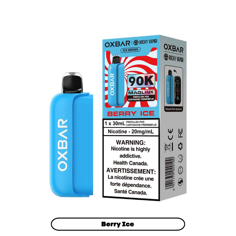 Rocky Vapor Oxbar Maglink 90K Prefilled Pod - Berry Ice