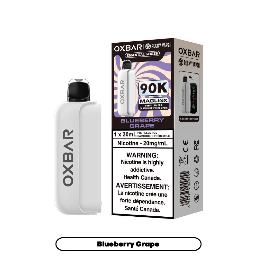 Rocky Vapor Oxbar Maglink 90K Prefilled Pod - Blueberry Grape