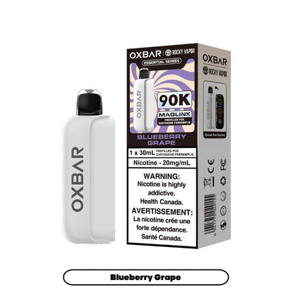 Rocky Vapor Oxbar Maglink 90K Prefilled Pod - Blueberry Grape