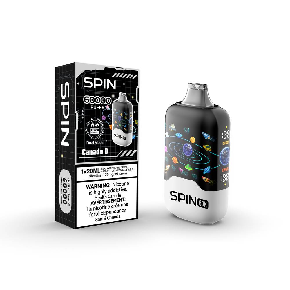 SPIN 60 000 Puffs Disposable Vape - CanadaD