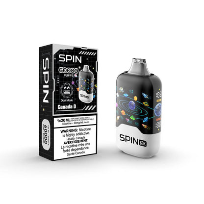 SPIN 60 000 Puffs Disposable Vape - CanadaD