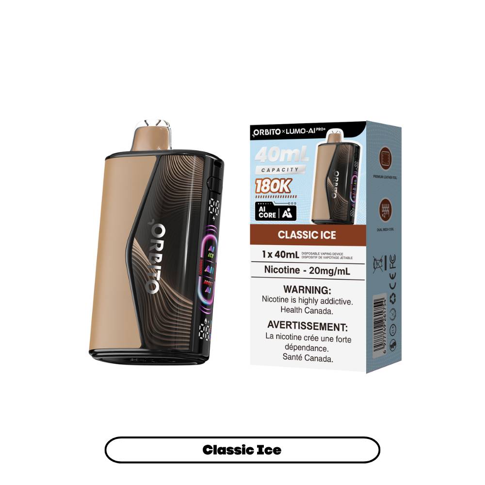 ORBITO LUMO AI PRO+ 180K Disposable Vape - Classic Ice