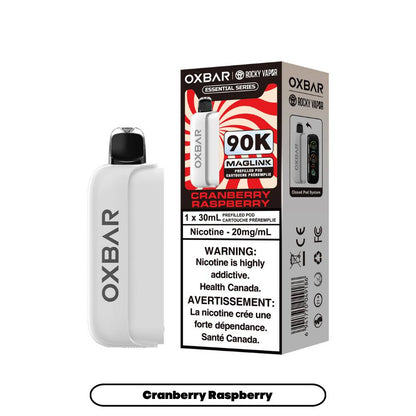 Rocky Vapor Oxbar Maglink 90K Prefilled Pod - Cranberry Raspberry