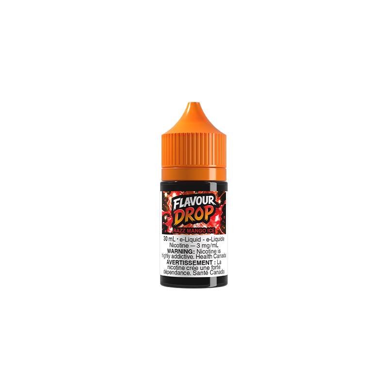FLAVOUR DROP 3MG 30ML Freebase E-Liquid-Razz-Mango-Ice