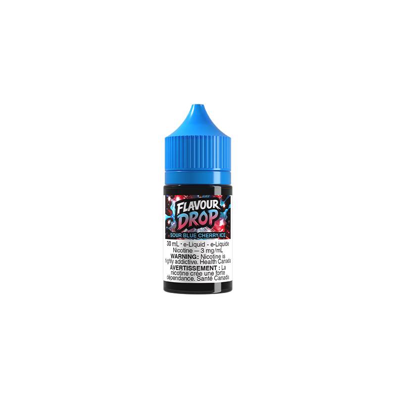 FLAVOUR DROP 3MG 30ML Freebase E-Liquid-Sour-Blue-Cherry-Ice