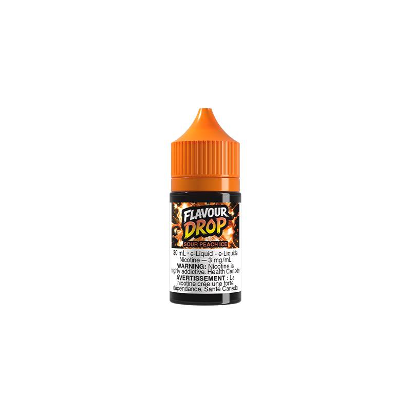 FLAVOUR DROP 3MG 30ML Freebase E-Liquid-Sour-Peach-Ice