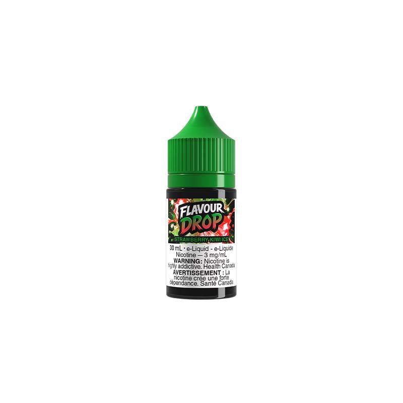 FLAVOUR DROP 3MG 30ML Freebase E-Liquid-Strawberry-Kiwi-Ice