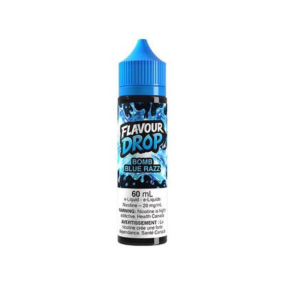 FLAVOUR DROP 20MG 60ML Nicotine Salt E-Liquid Bomb Blue Razz