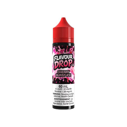 FLAVOUR DROP 20MG 60ML Nicotine Salt E-Liquid Cherry Burst Ice