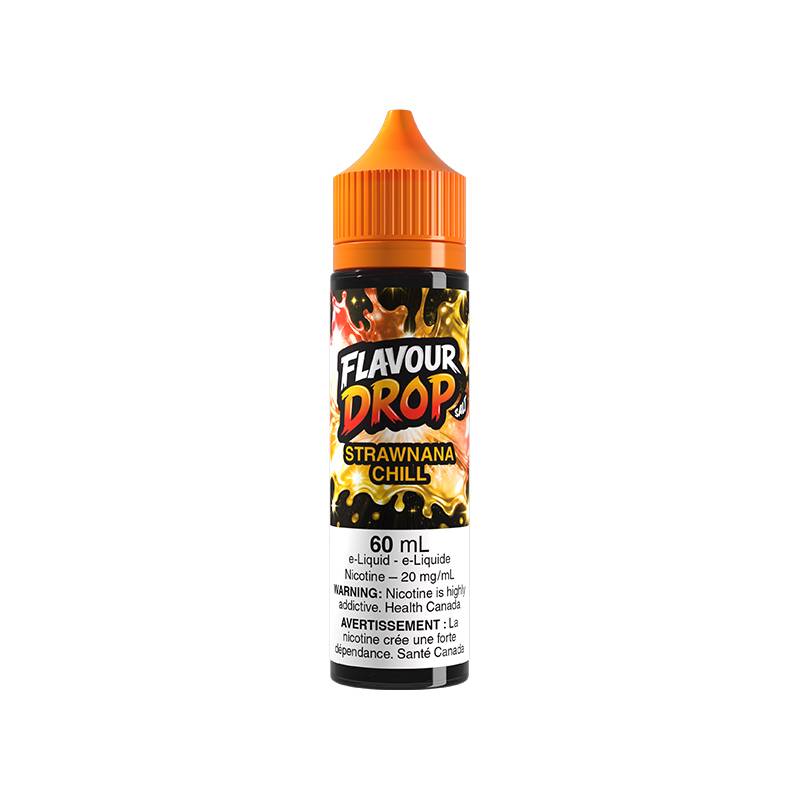 FLAVOUR DROP 20MG 60ML Nicotine Salt E-Liquid Strawnana Chill