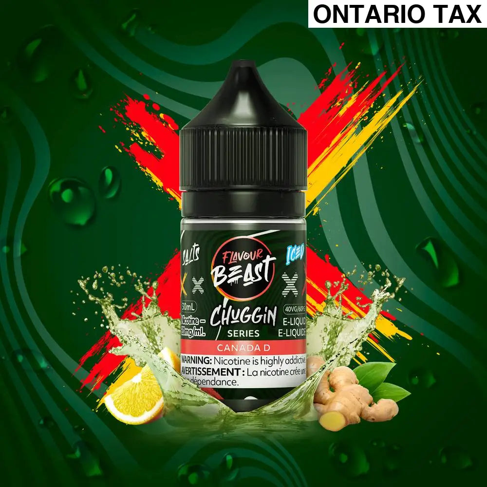 E-liquide au sel de nicotine glacé Flavour Beast Chuggin