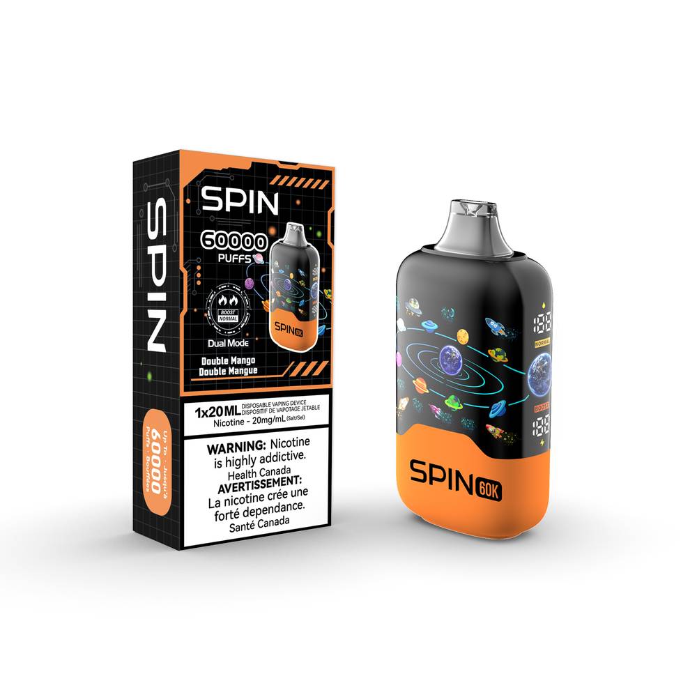 SPIN 60 000 Puffs Disposable Vape - DoubleMango