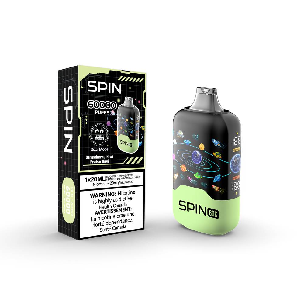 SPIN 60 000 Puffs Disposable Vape - StrawberryKiwi
