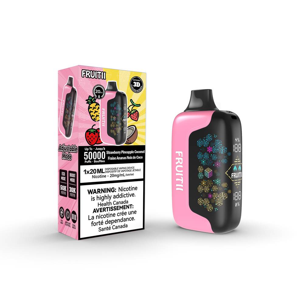 FRUITII 50K Disposable Vape_StrawberryPineappleCoconut
