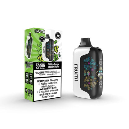 FRUITII 50K Disposable Vape_WhiteGrape