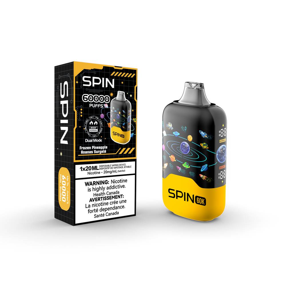 SPIN 60 000 Puffs Disposable Vape - FrozenPineapple