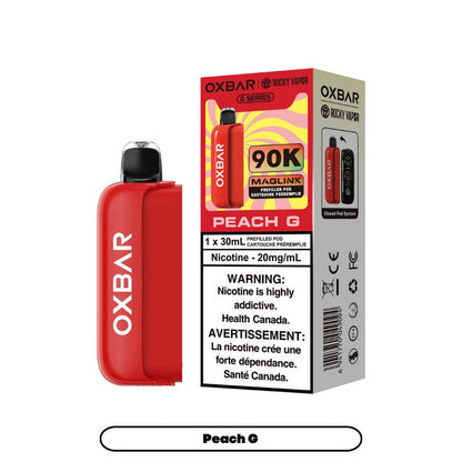 Rocky Vapor Oxbar Maglink 90K Prefilled Pod - Peach G