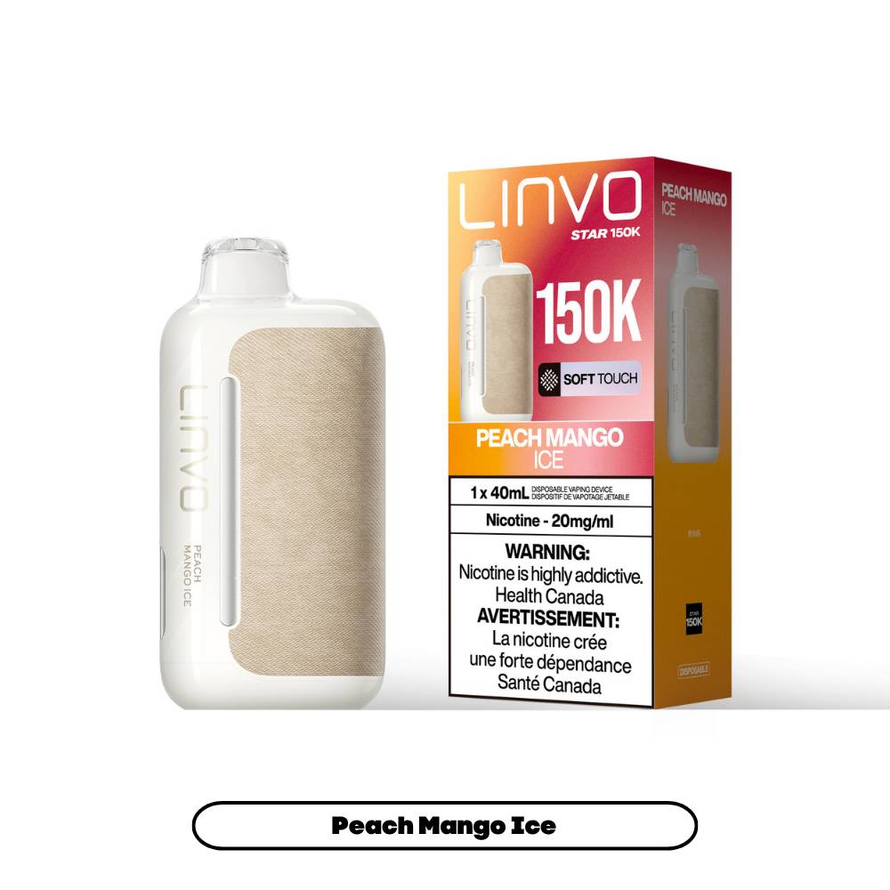 LINVO STAR 150K Disposable Vape - Peach Mango Ice