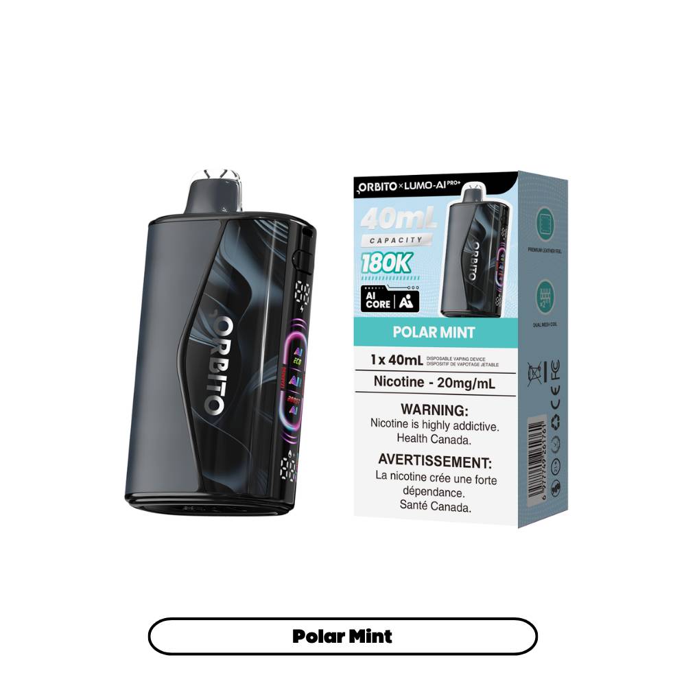 ORBITO LUMO AI PRO+ 180K Disposable Vape - Polar Mint