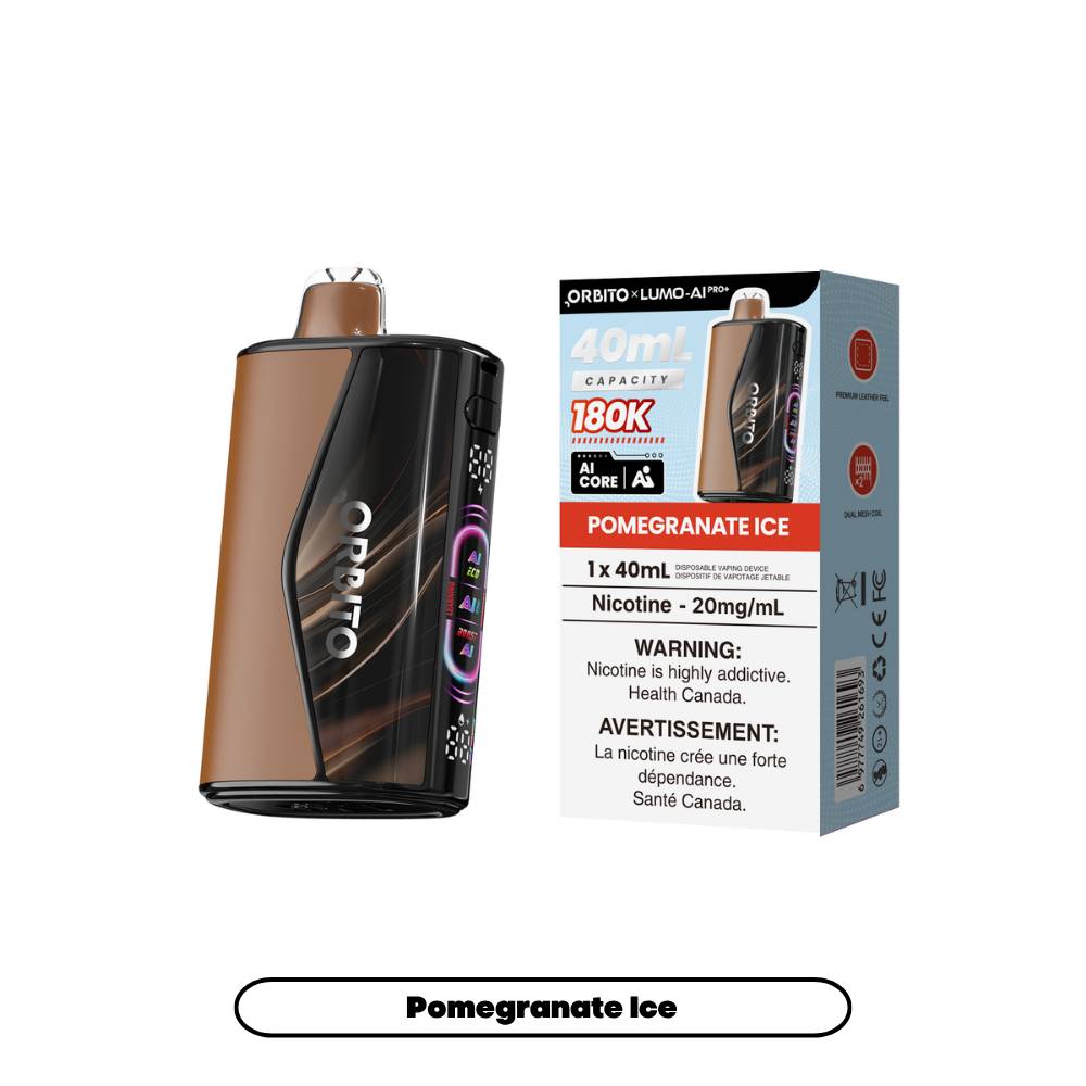 ORBITO LUMO AI PRO+ 180K Disposable Vape - Pomegranate Ice