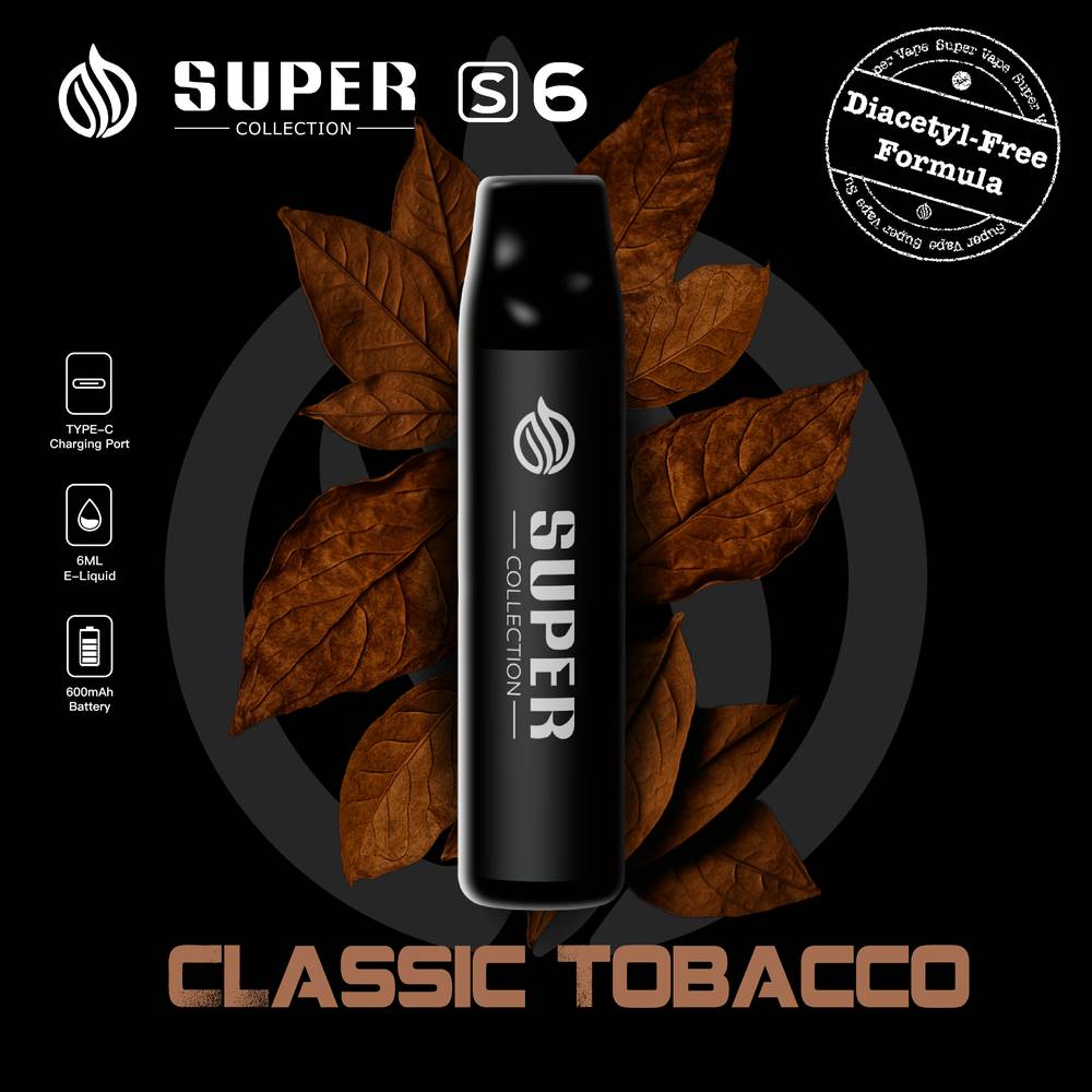 super tobacco & vape photos Super Collection S6 Disposable Vape