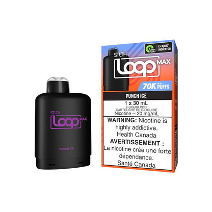 STLTH Loop Max 70K Pod Pack Punch Ice