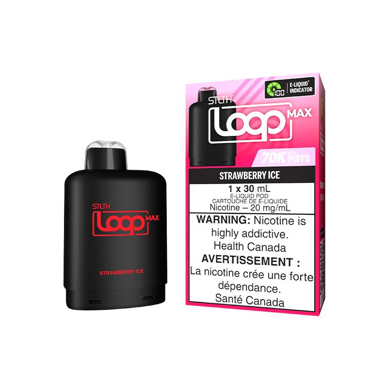 STLTH Loop Max 70K Pod Pack Strawberry Ice