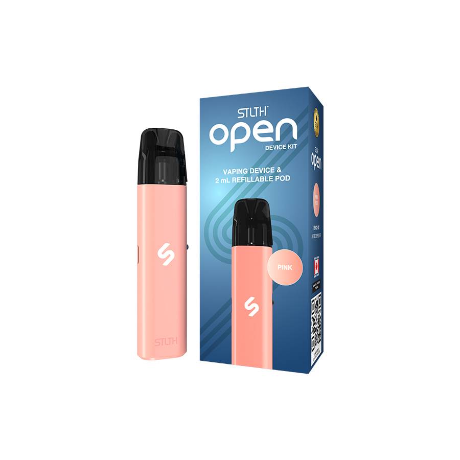 STLTH OPEN Device Kit CRC Refillable Open Pod System-pink