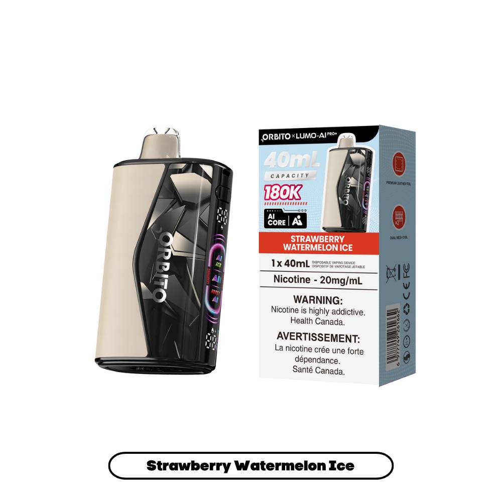 ORBITO LUMO AI PRO+ 180K Disposable Vape - Strawberry Watermelon Ice