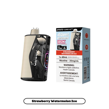 ORBITO LUMO AI PRO+ 180K Disposable Vape - Strawberry Watermelon Ice
