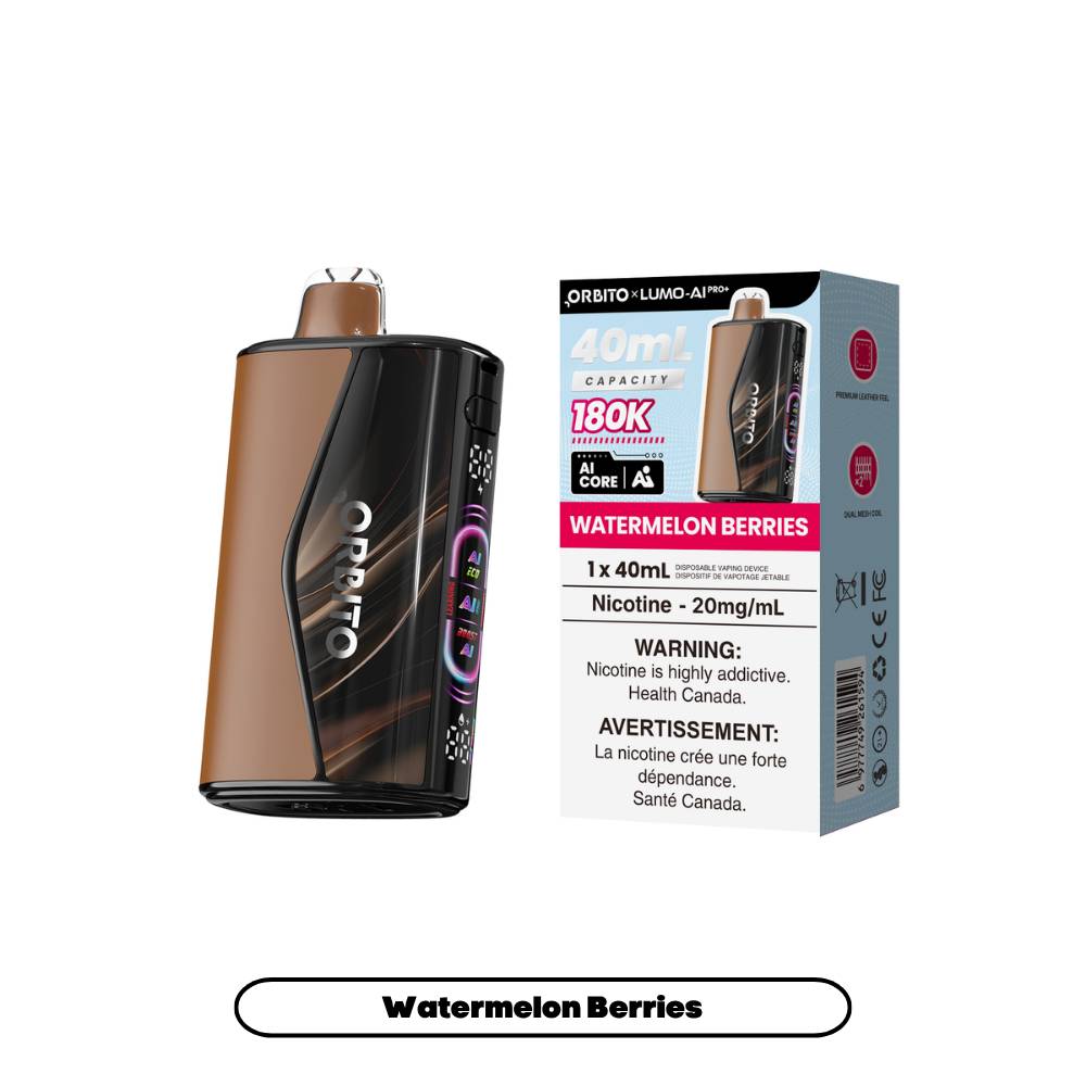 ORBITO LUMO AI PRO+ 180K Disposable Vape - Watermelon Berries