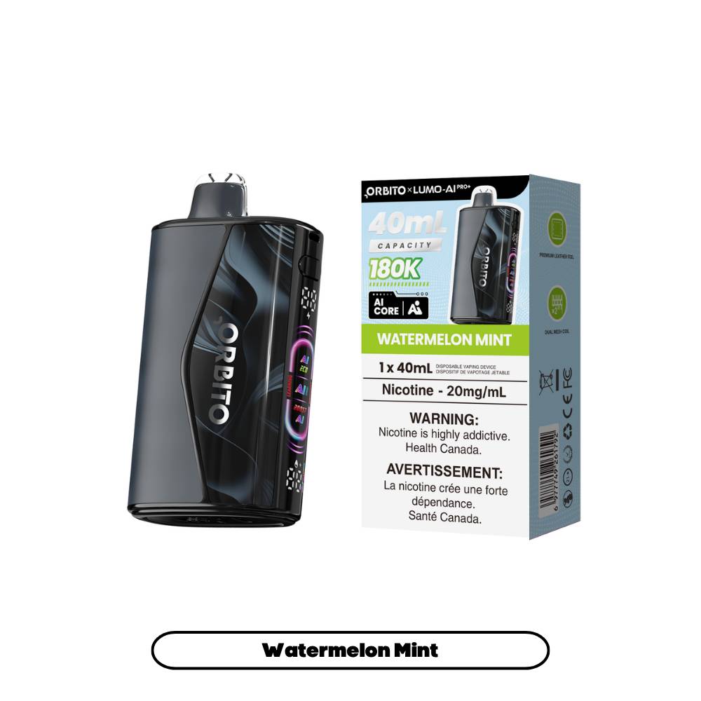 ORBITO LUMO AI PRO+ 180K Disposable Vape - Watermelon Mint