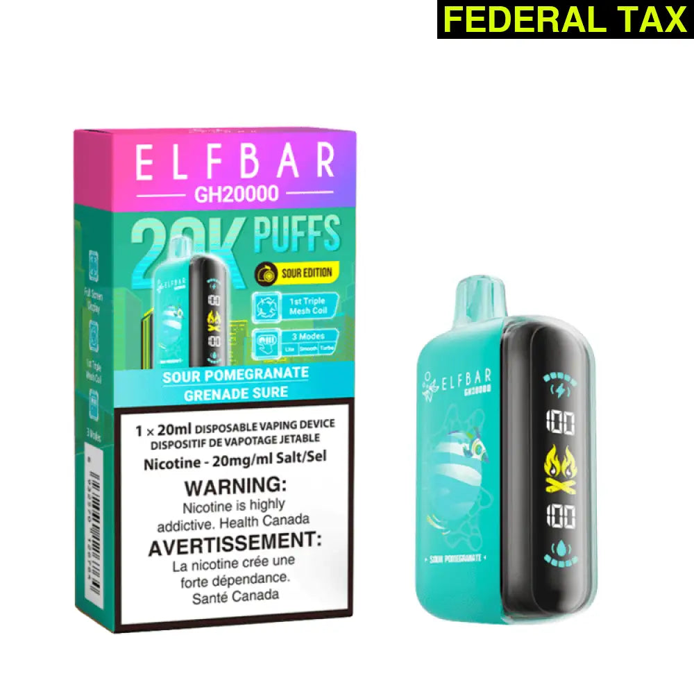 Elf Bar GH20000 Disposable Vape 20K Puffs Sour Pomegranate