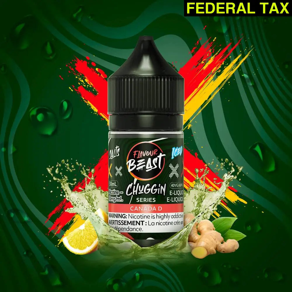 Flavour Beast Chuggin Iced Nicotine Salt E-juice Canada D