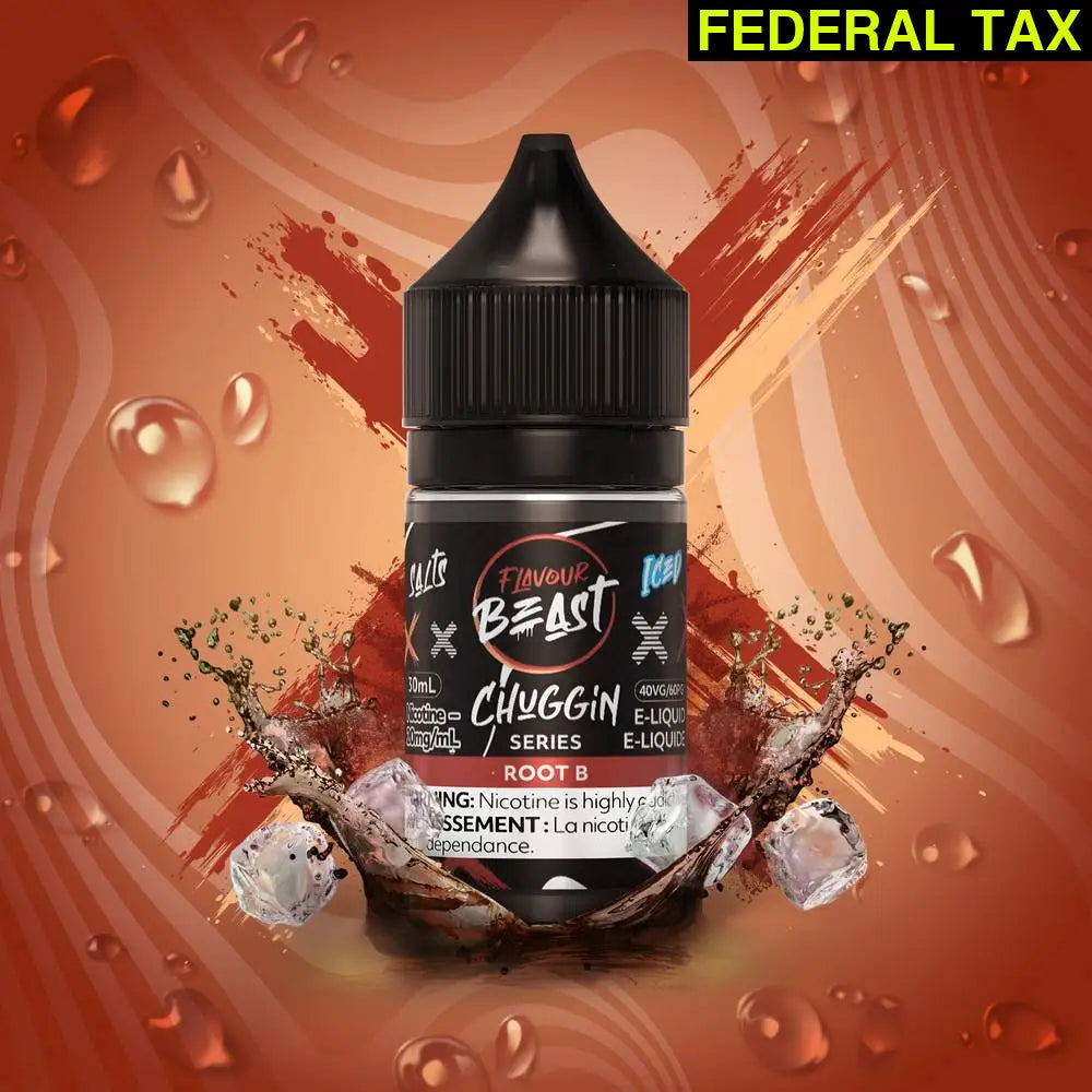 Flavour Beast Chuggin Iced Nicotine Salt E-juice Root B Iced